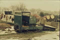 
'15 Brown Jack', MR 7148, at Leighton Buzzard sand quarries, Bedfordshire, March 1970